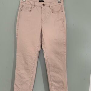 Massimo Dutti Straight Leg Jeans in Blush Pink
